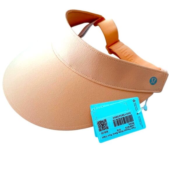 Lululemon Womens Fast Paced Wide Band Running Visor Rock Melon main image 5